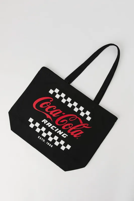 Coca-Cola Racing Graphic Tote Bag sold by Charlotte Russe
