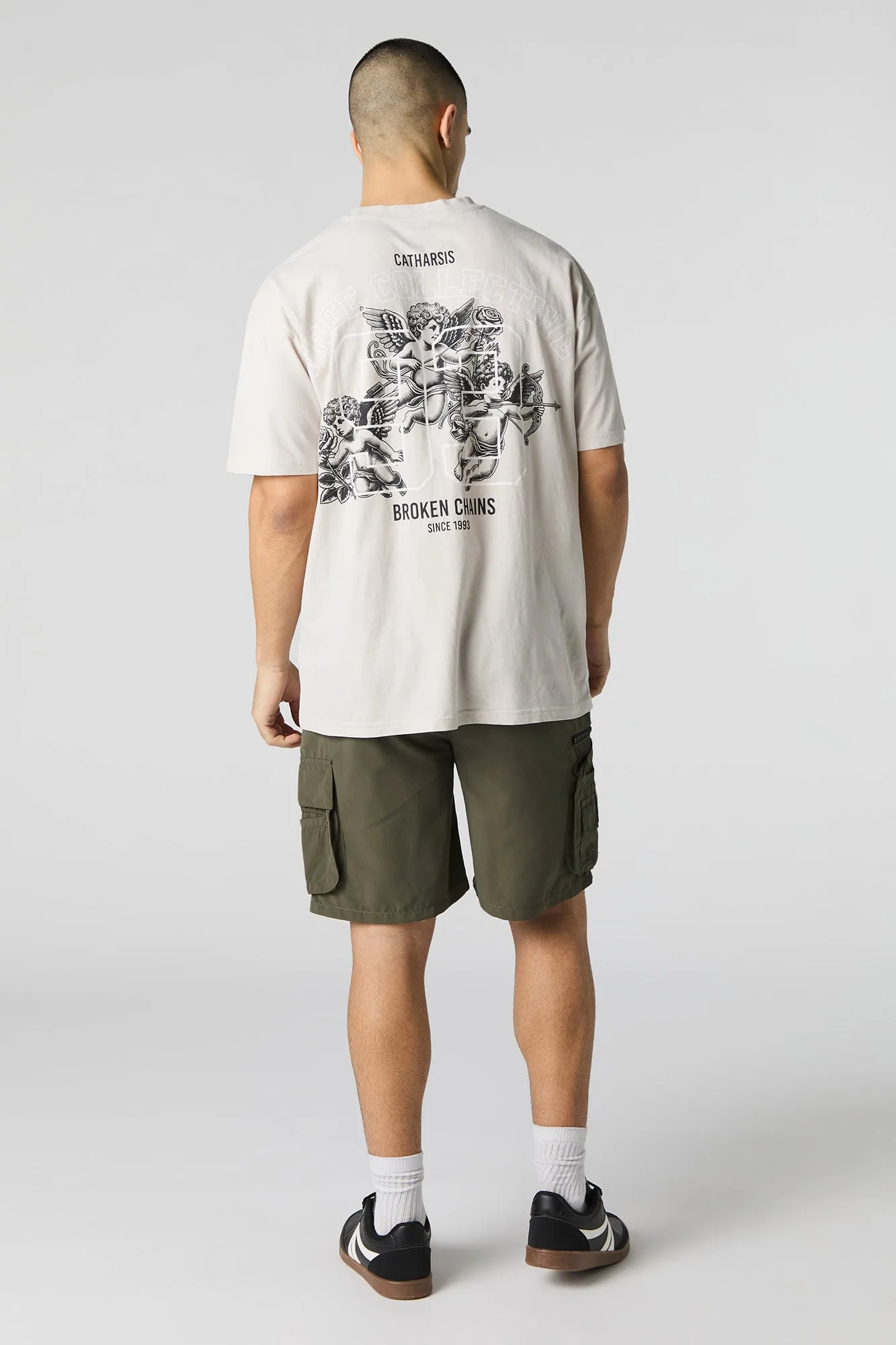 5 Pocket Drawstring Cargo Short sold by Charlotte Russe product image thumbnail 3