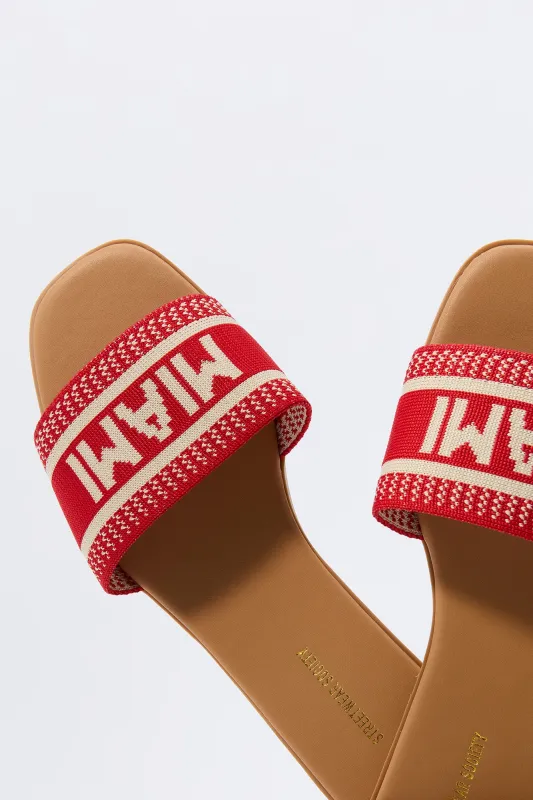 City Knit Band Sandal sold by Charlotte Russe