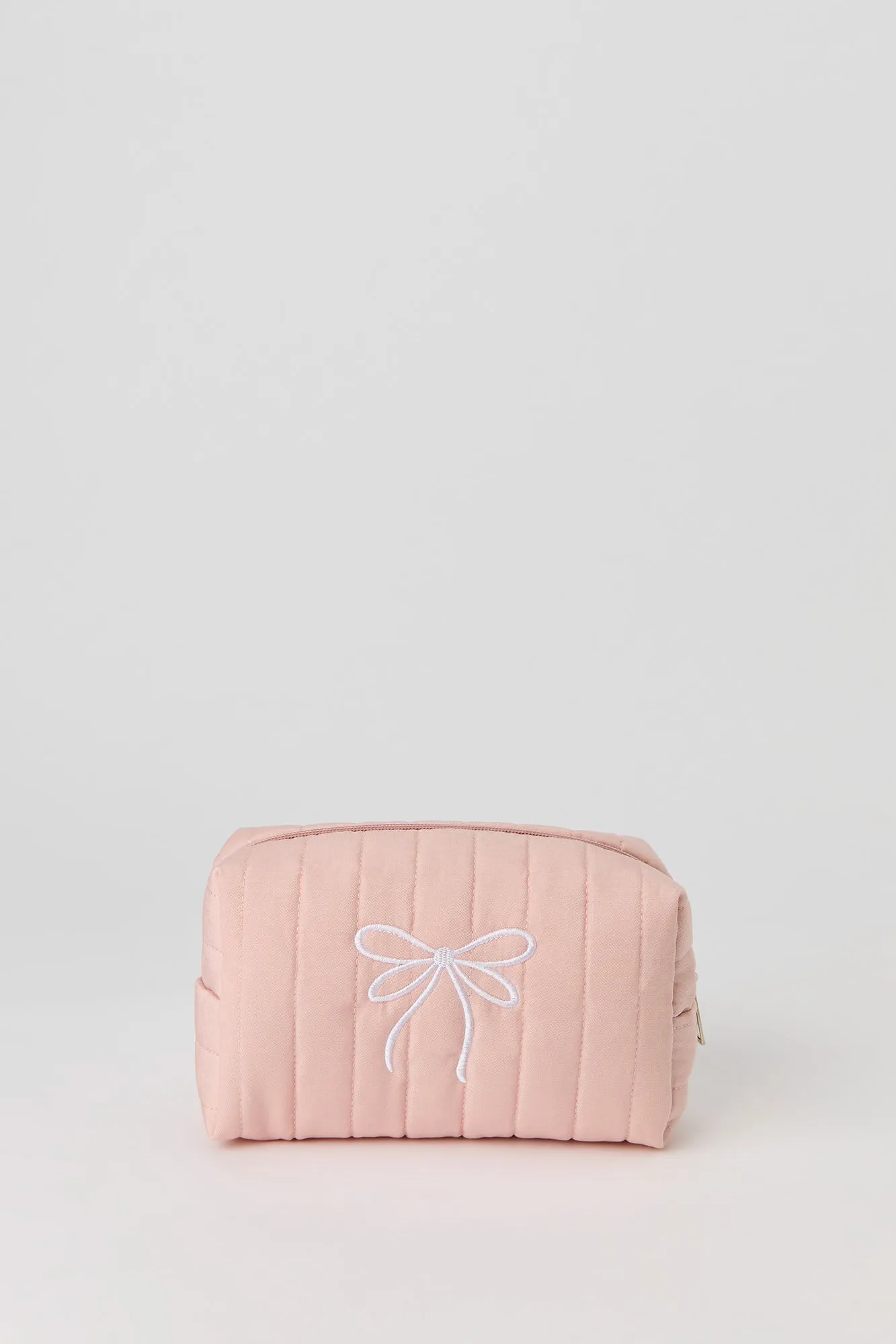 Bow Embroidered Makeup Bag sold by Charlotte Russe