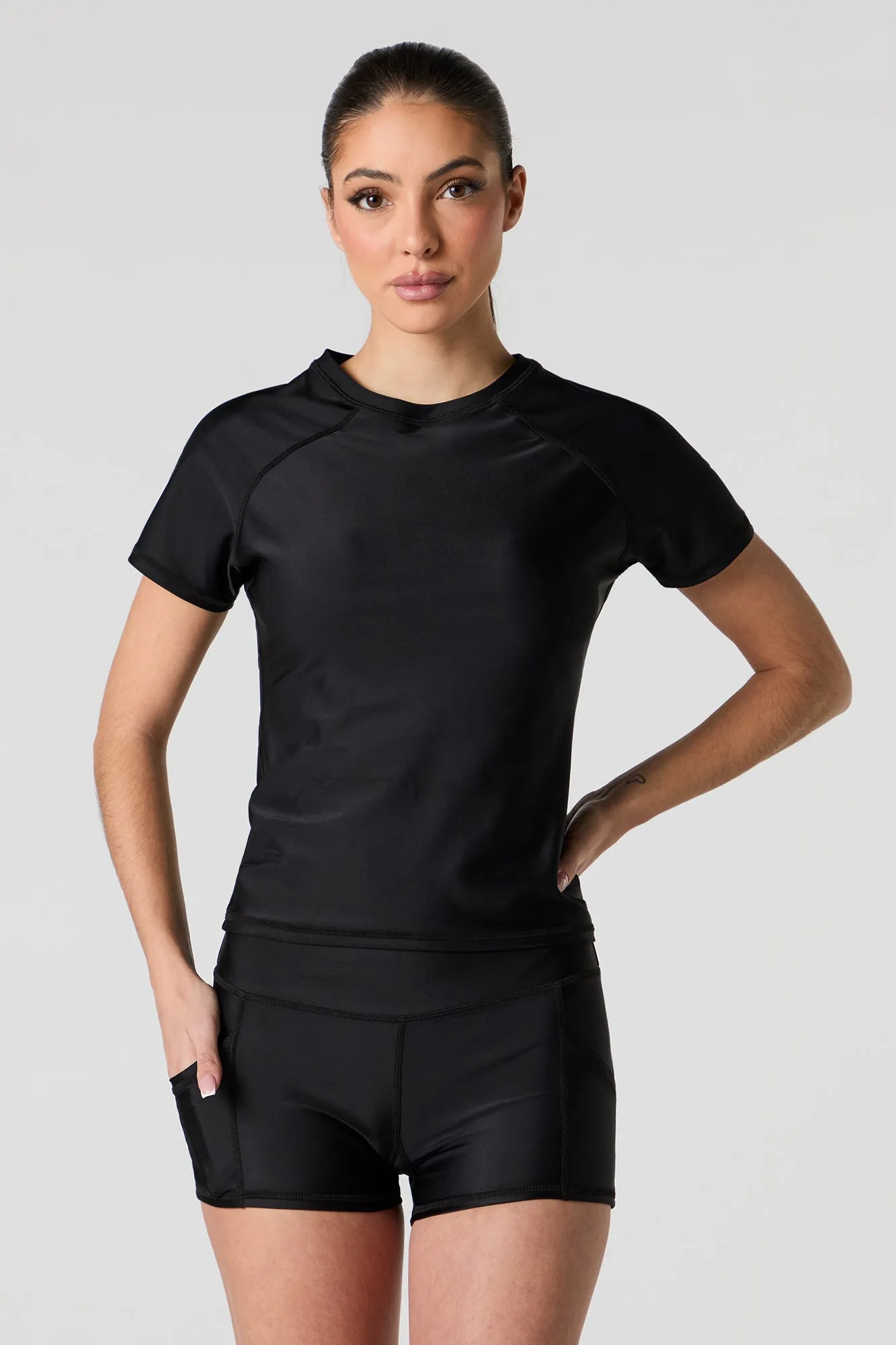 Hipster Swim Short sold by Charlotte Russe product image thumbnail 5