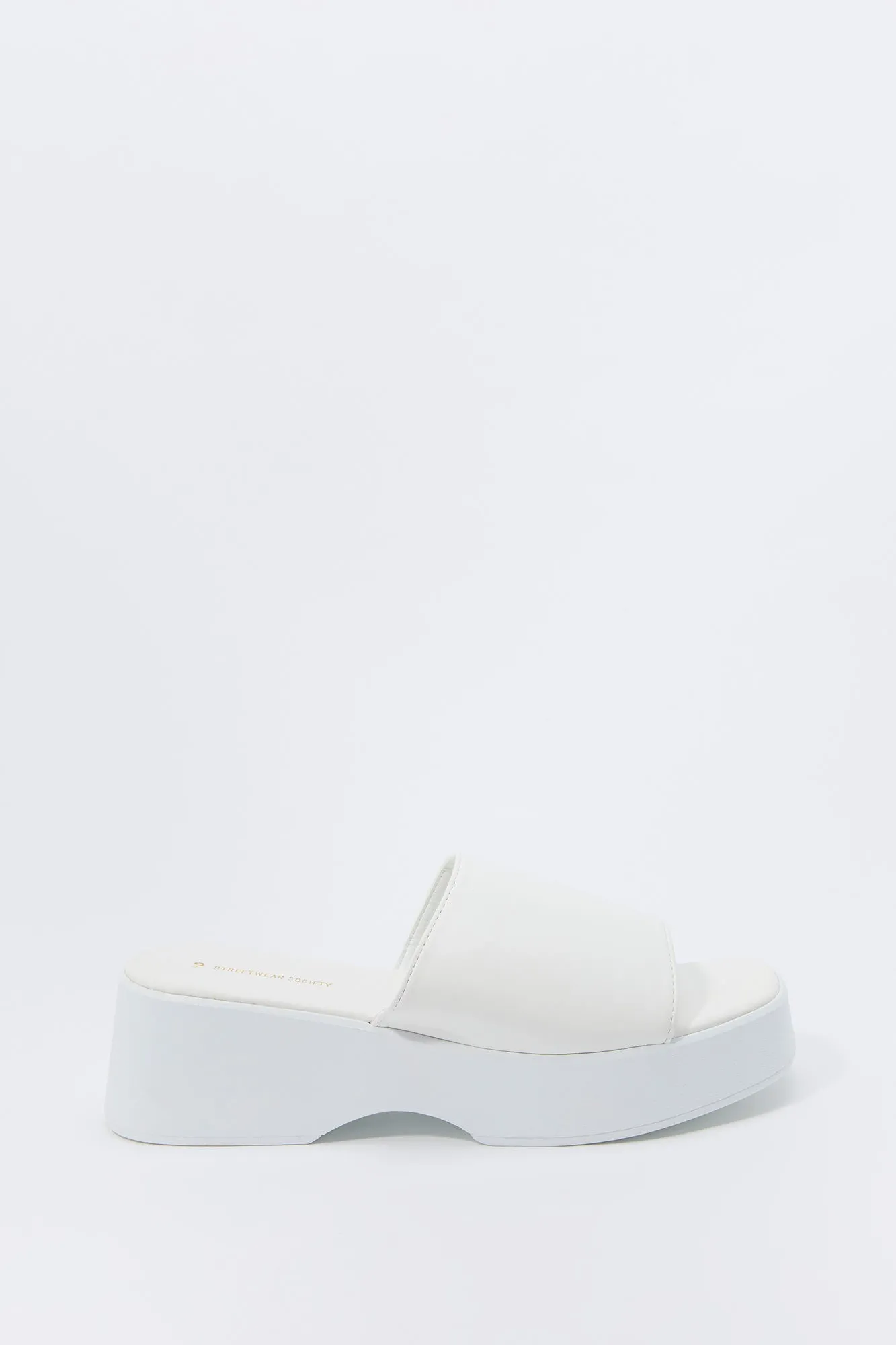 Faux Leather Platform Sandal sold by Charlotte Russe product image thumbnail 2