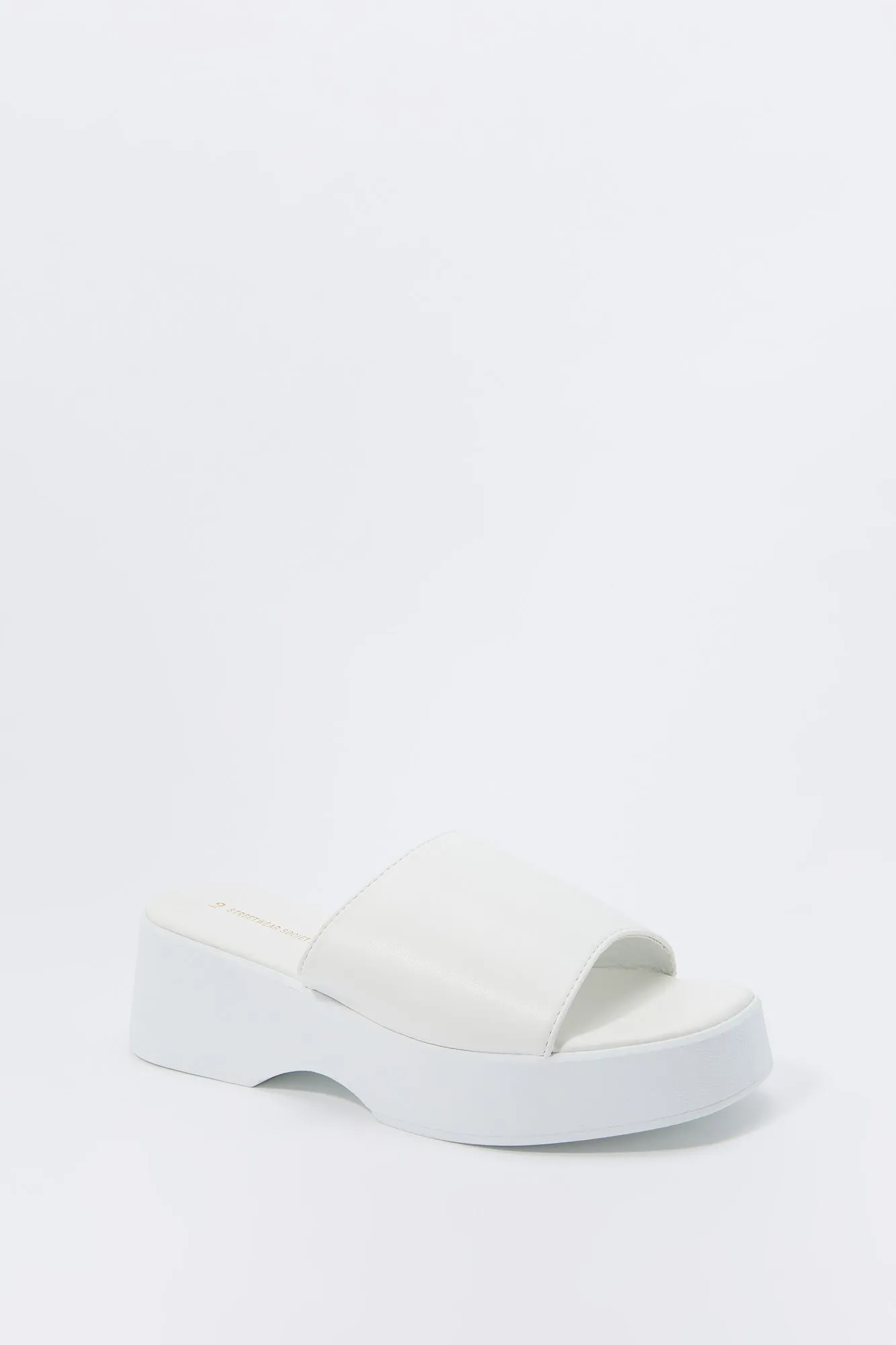 Faux Leather Platform Sandal sold by Charlotte Russe product image thumbnail 3