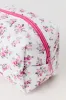 Floral Quilted Makeup Bag sold by Charlotte Russe