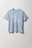Glam Girls Club Graphic Boyfriend T-Shirt sold by Charlotte Russe