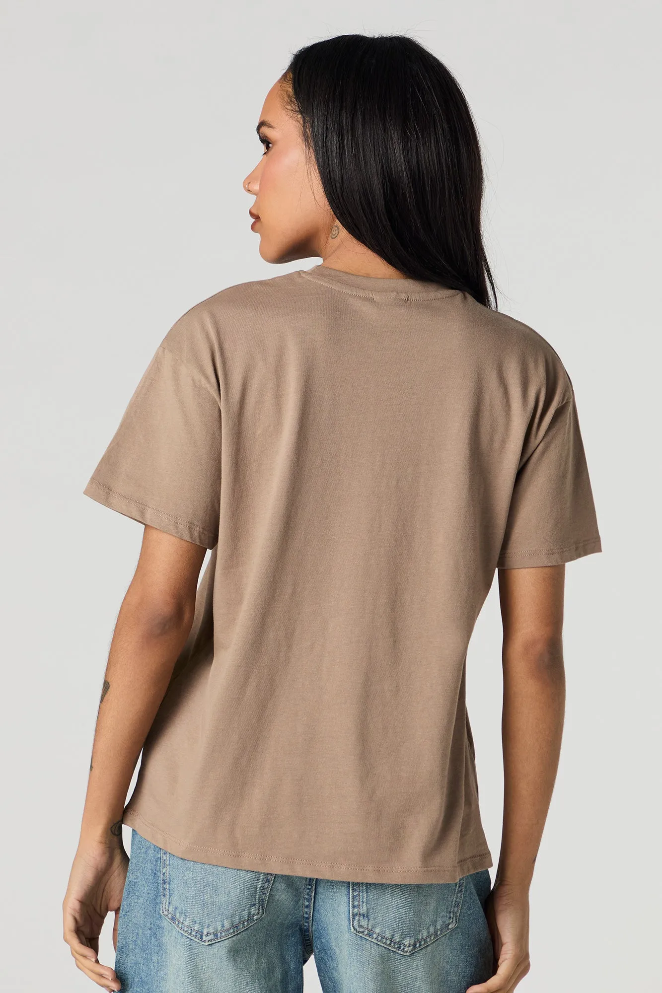 High Standards Graphic Boyfriend T-Shirt sold by Charlotte Russe product image thumbnail 2