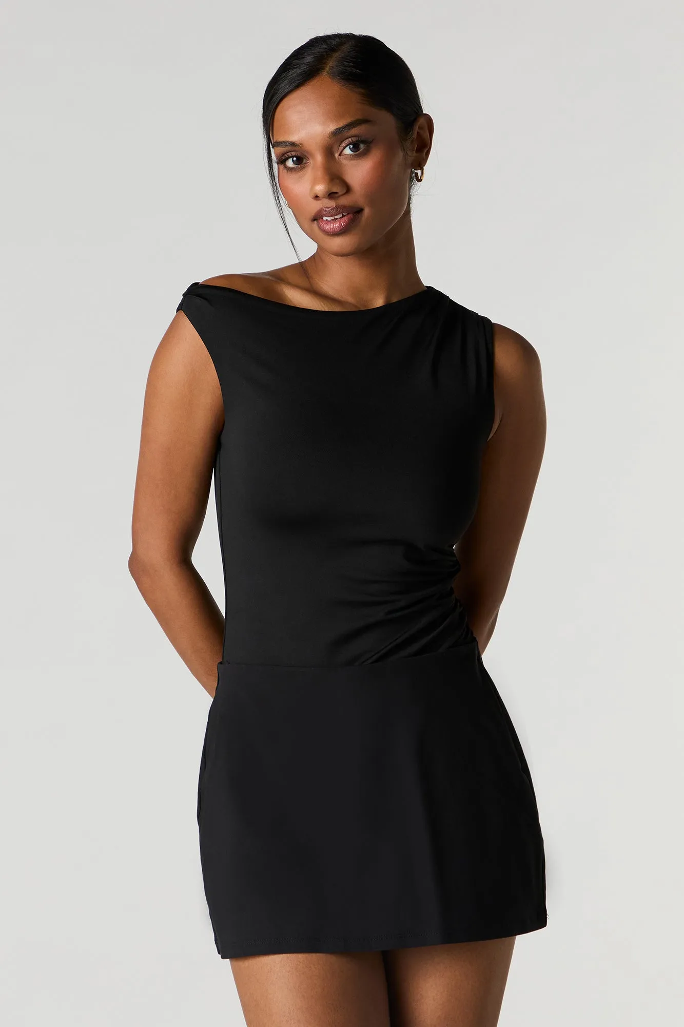 Contour One Shoulder Bodysuit sold by Charlotte Russe product image thumbnail 5