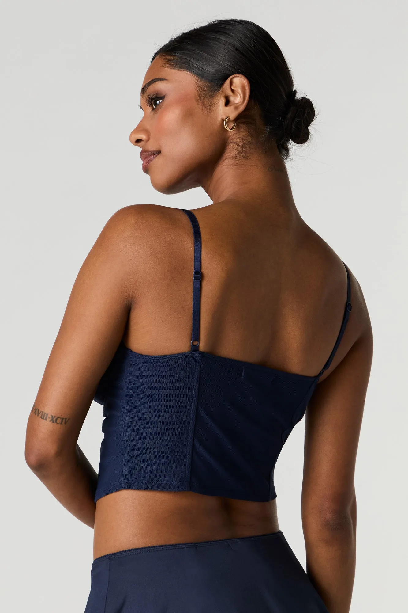 Mesh Bustier Tank sold by Charlotte Russe product image thumbnail 2