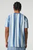 Embroidered Striped T-Shirt sold by Charlotte Russe