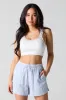 Striped Drawstring Short sold by Charlotte Russe