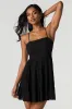 Tie Back Tiered Mini Dress with Built-In Cups sold by Charlotte Russe