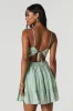 Tie Back Tiered Mini Dress with Built-In Cups sold by Charlotte Russe