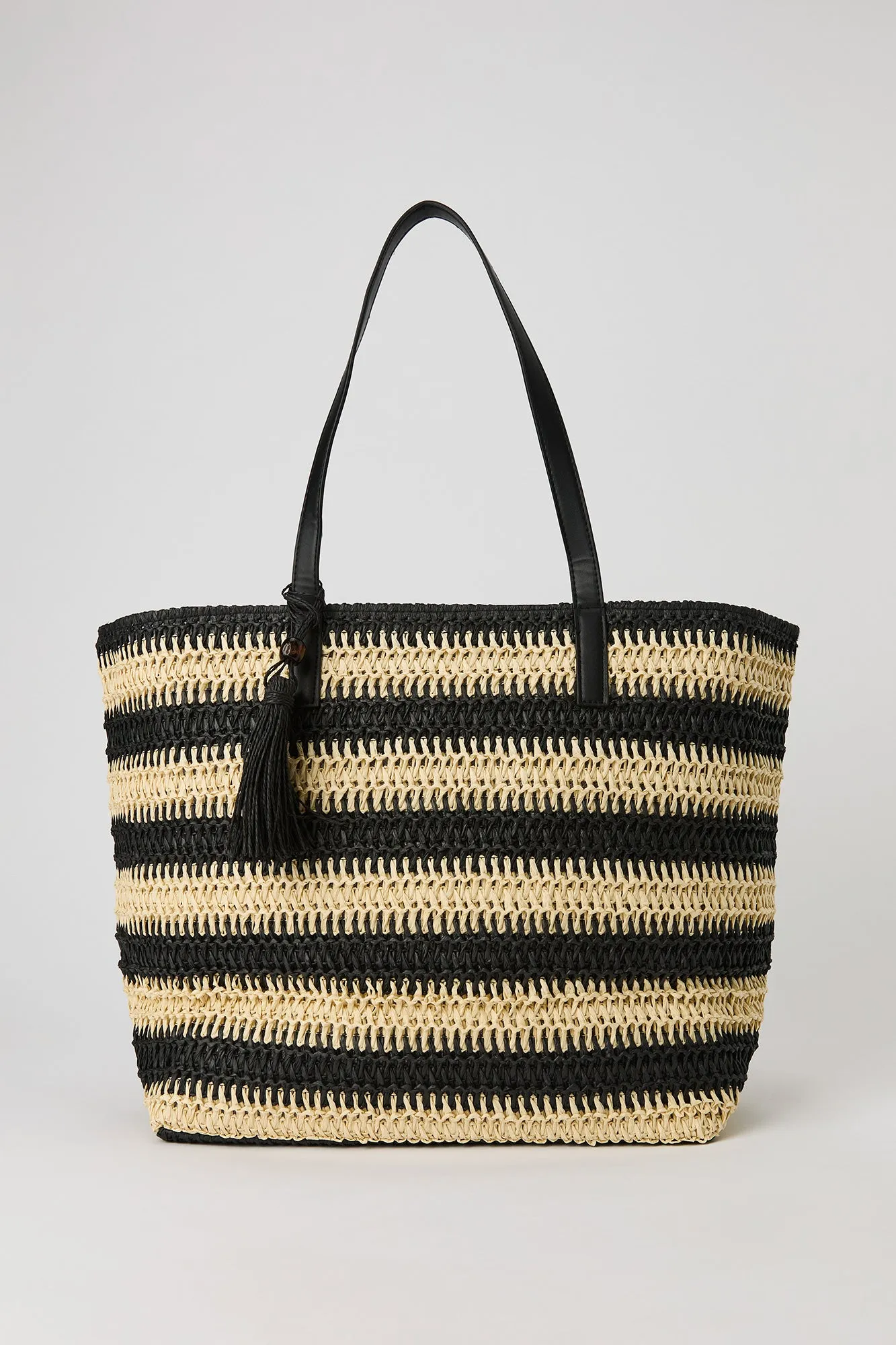 Straw Tote Bag sold by Charlotte Russe product image thumbnail 4