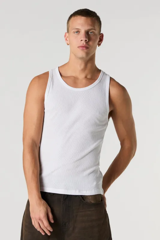 Solid Ribbed Tank sold by Charlotte Russe