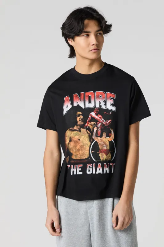 Andre the Giant Graphic T-Shirt sold by Charlotte Russe