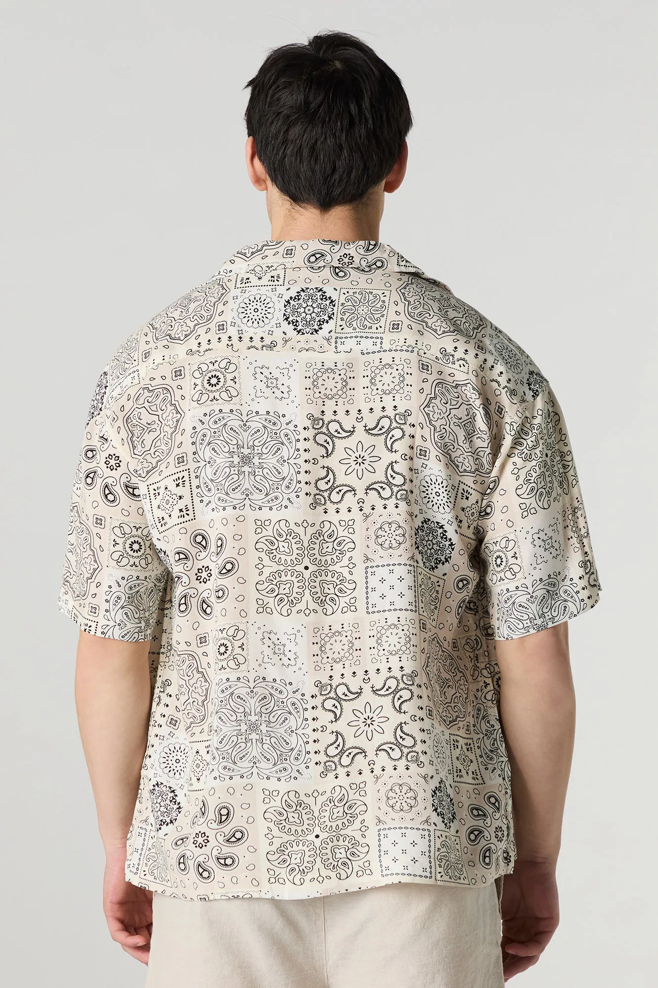 Summer Vibes Print Button-Up Top sold by Charlotte Russe product image thumbnail 2