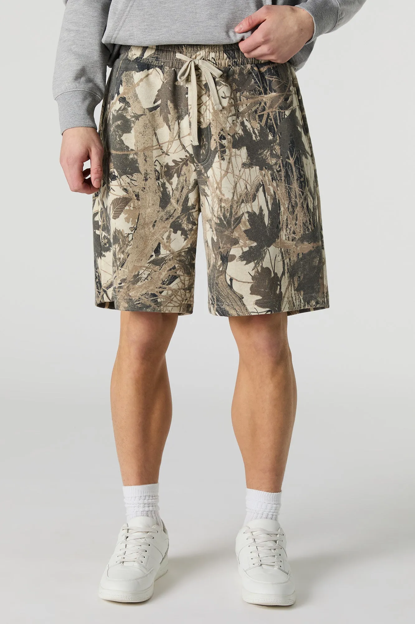 Classic Longline Fleece Short sold by Charlotte Russe product image thumbnail 2