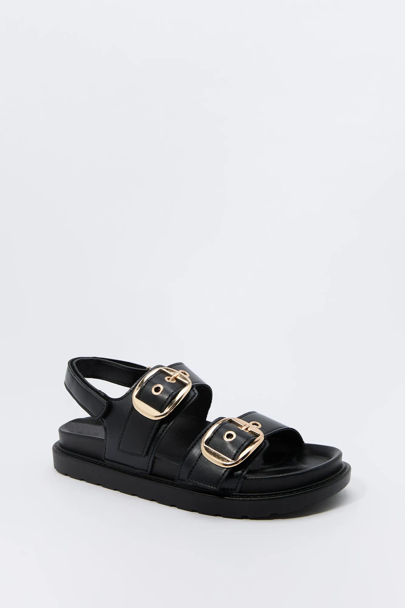 Faux Leather Buckle Sandal sold by Charlotte Russe product image thumbnail 3
