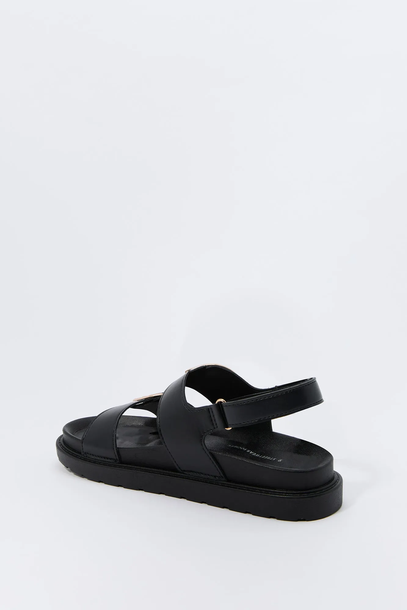 Faux Leather Buckle Sandal sold by Charlotte Russe product image thumbnail 4