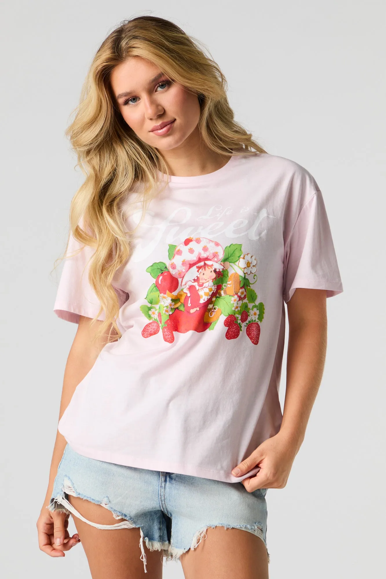 Strawberry Shortcake Graphic T-Shirt sold by Charlotte Russe product image thumbnail 2