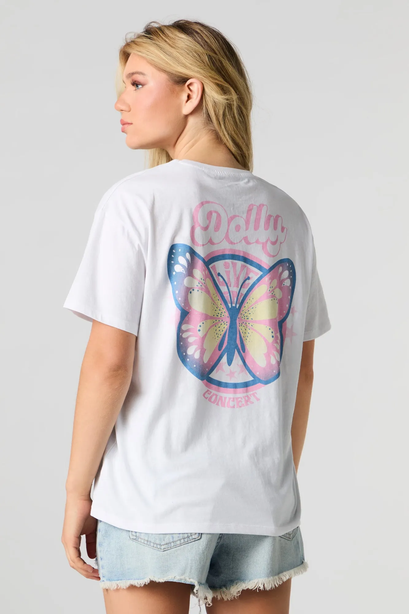 Dolly Parton Graphic T-Shirt sold by Charlotte Russe