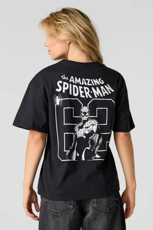 The Amazing Spider-Man Graphic T-Shirt sold by Charlotte Russe
