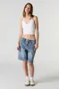 Graphic Jort sold by Charlotte Russe