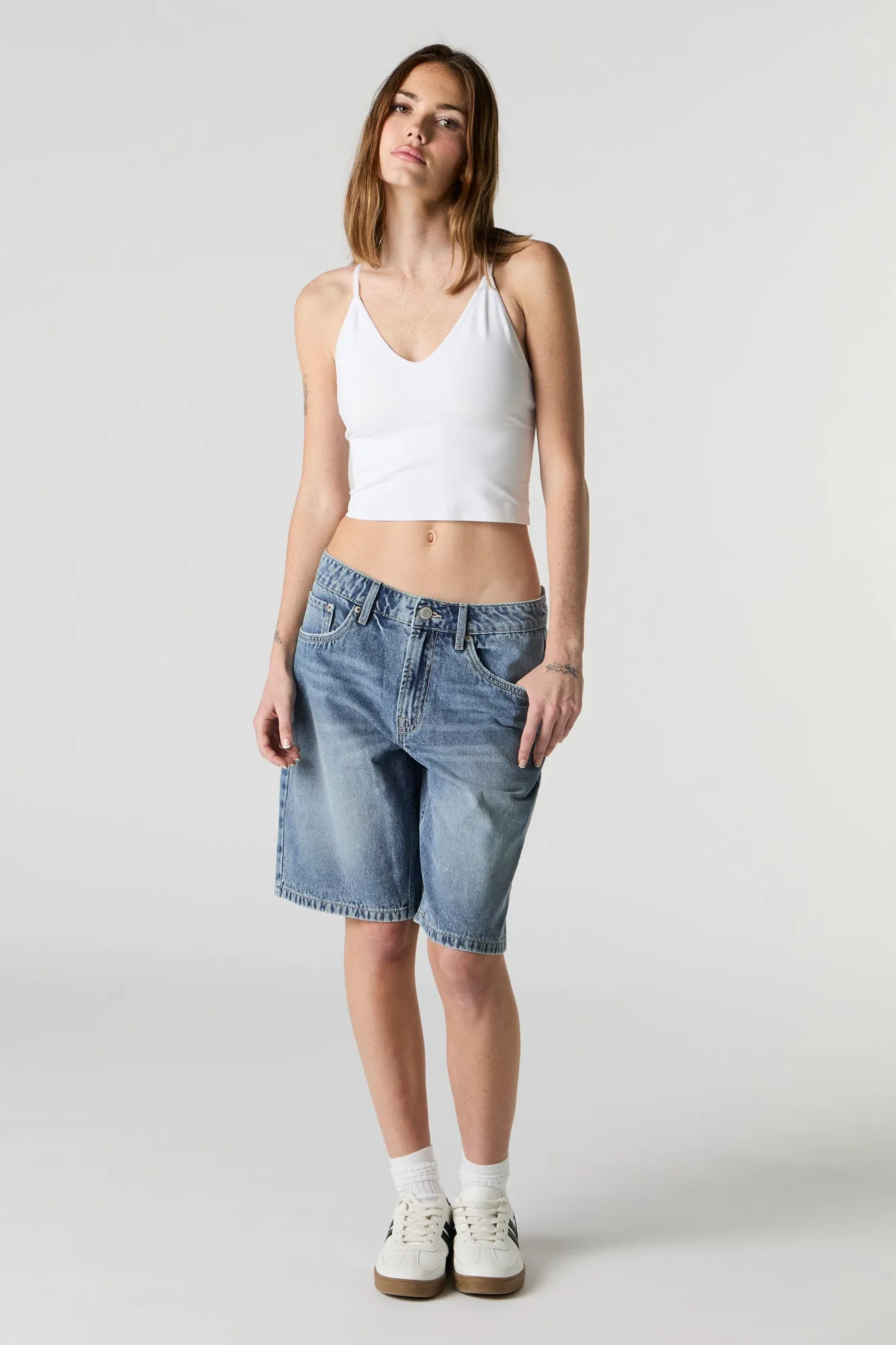 Graphic Jort sold by Charlotte Russe product image thumbnail 4