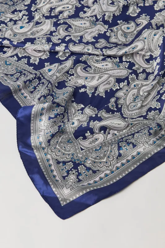 Paisley Print Satin Multiway Scarf sold by Charlotte Russe