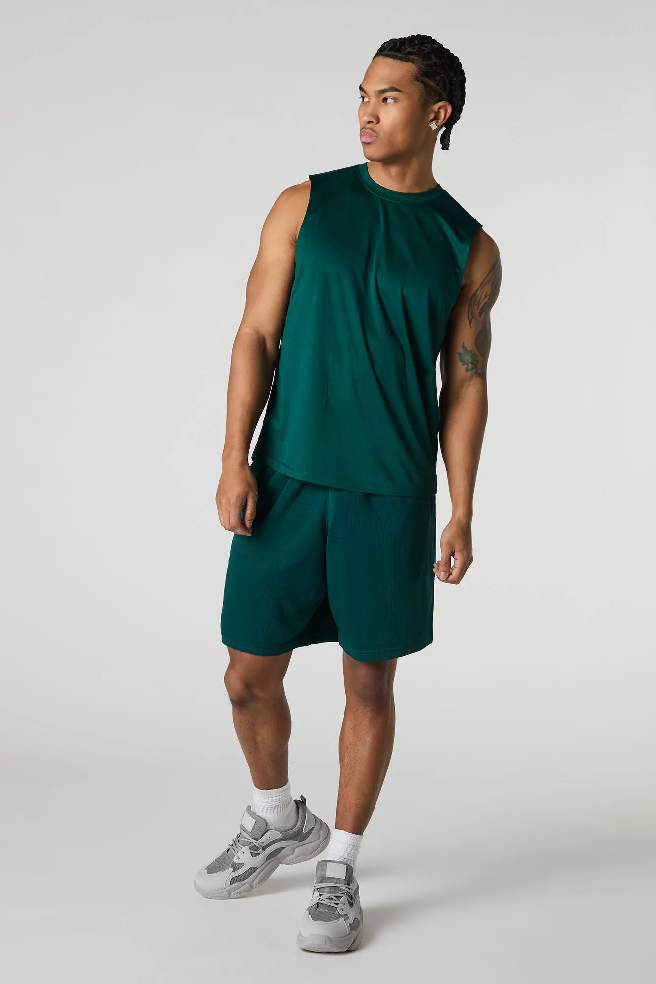 Active Mesh Drawstring Short sold by Charlotte Russe product image thumbnail 2