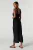 Ruffle Strap Tie Back Jumpsuit sold by Charlotte Russe