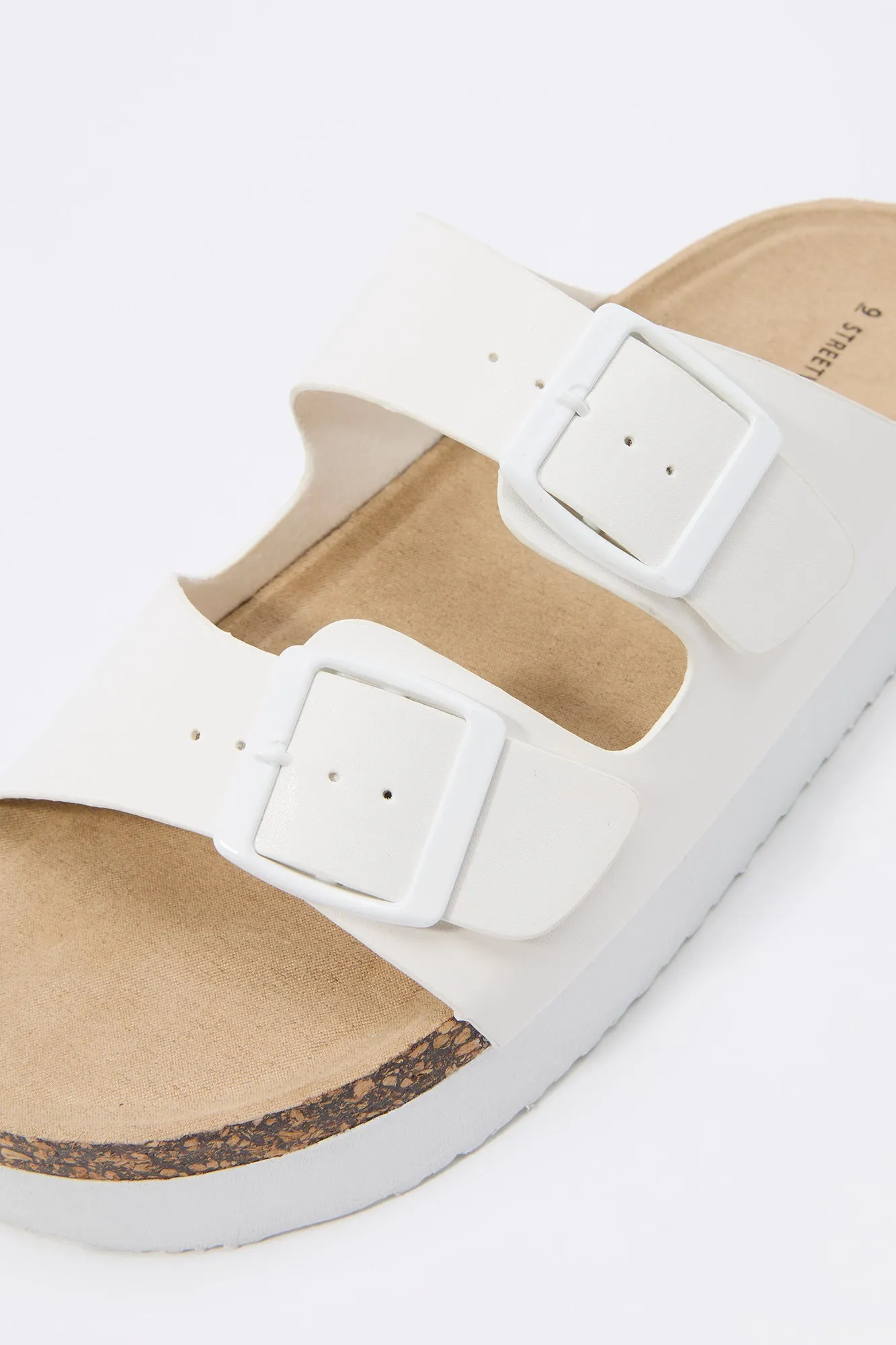 Platform Double Buckle Sandal sold by Charlotte Russe product image thumbnail 5