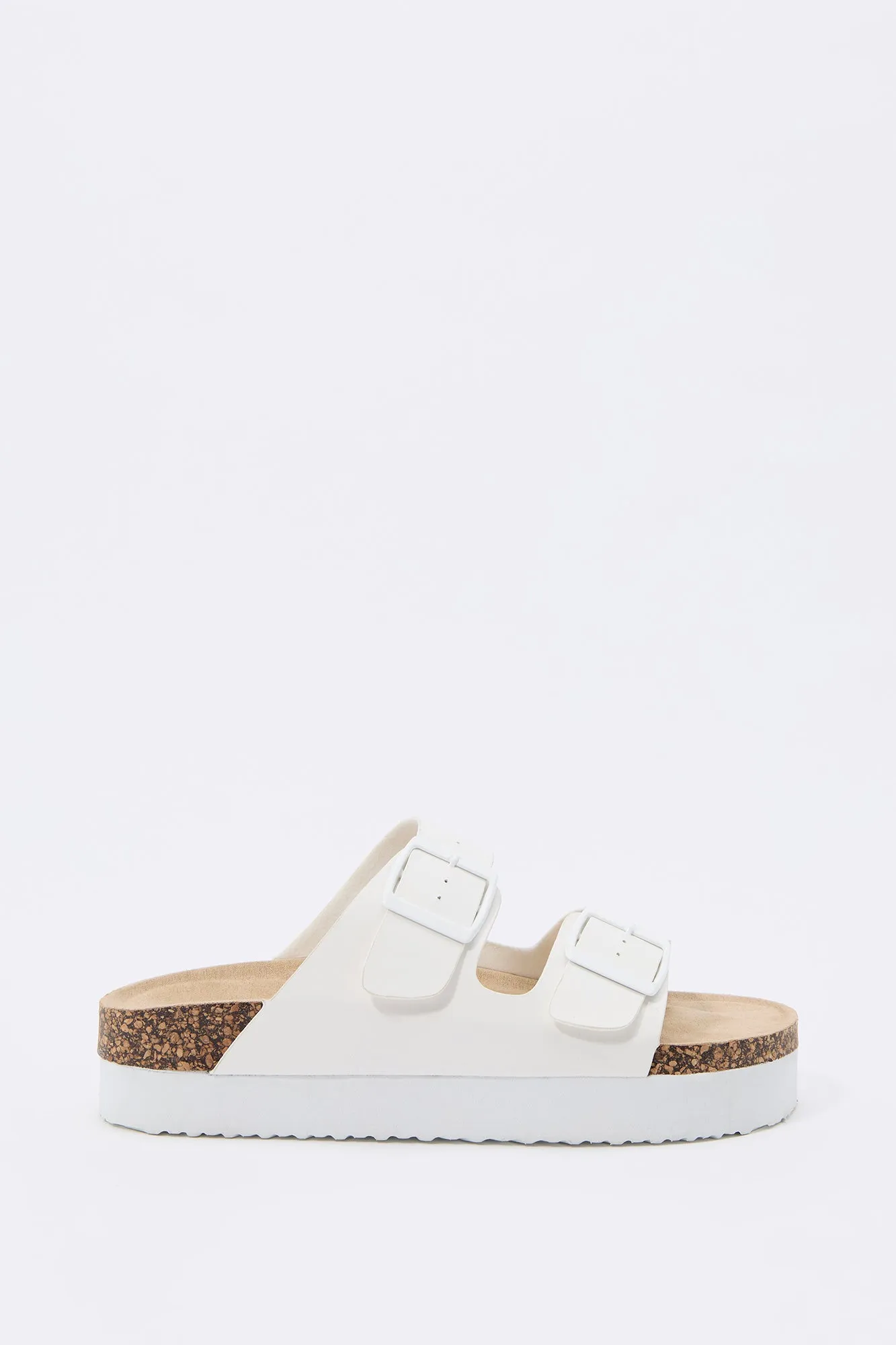 Platform Double Buckle Sandal sold by Charlotte Russe product image thumbnail 2