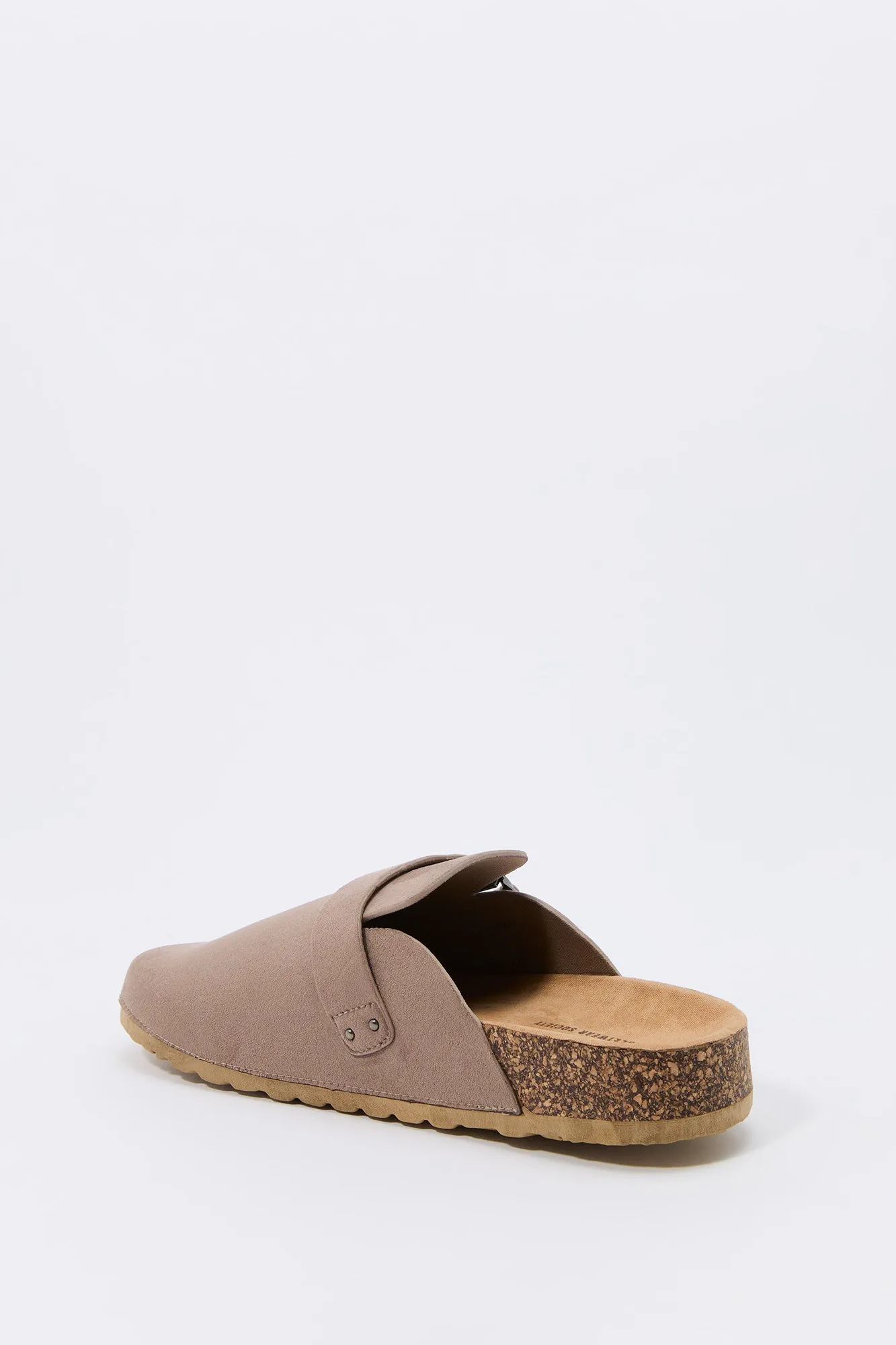 Faux-Suede Buckle Cork Clog sold by Charlotte Russe product image thumbnail 4
