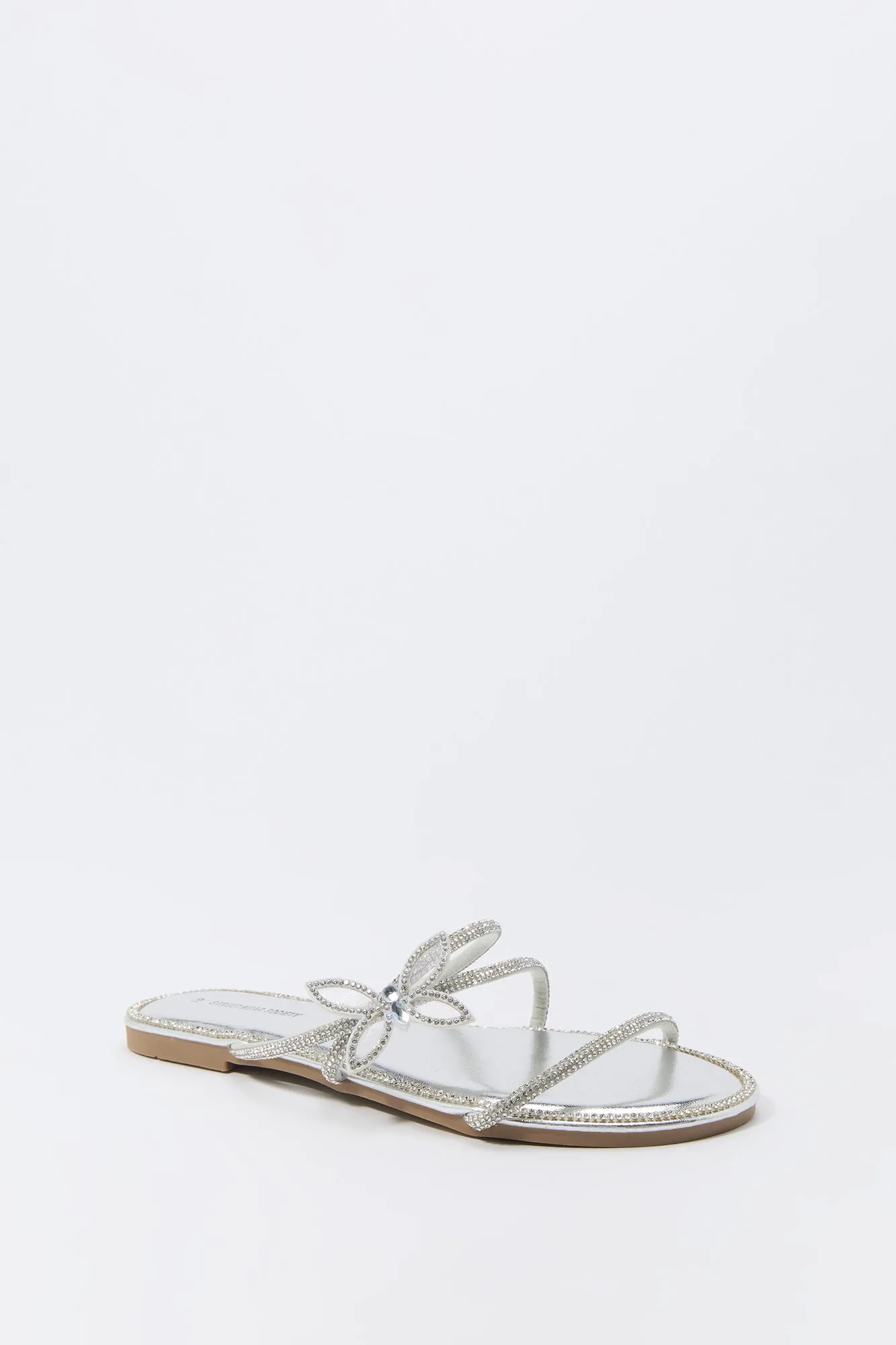 Rhinestone Strappy Butterfly Sandal sold by Charlotte Russe product image thumbnail 2