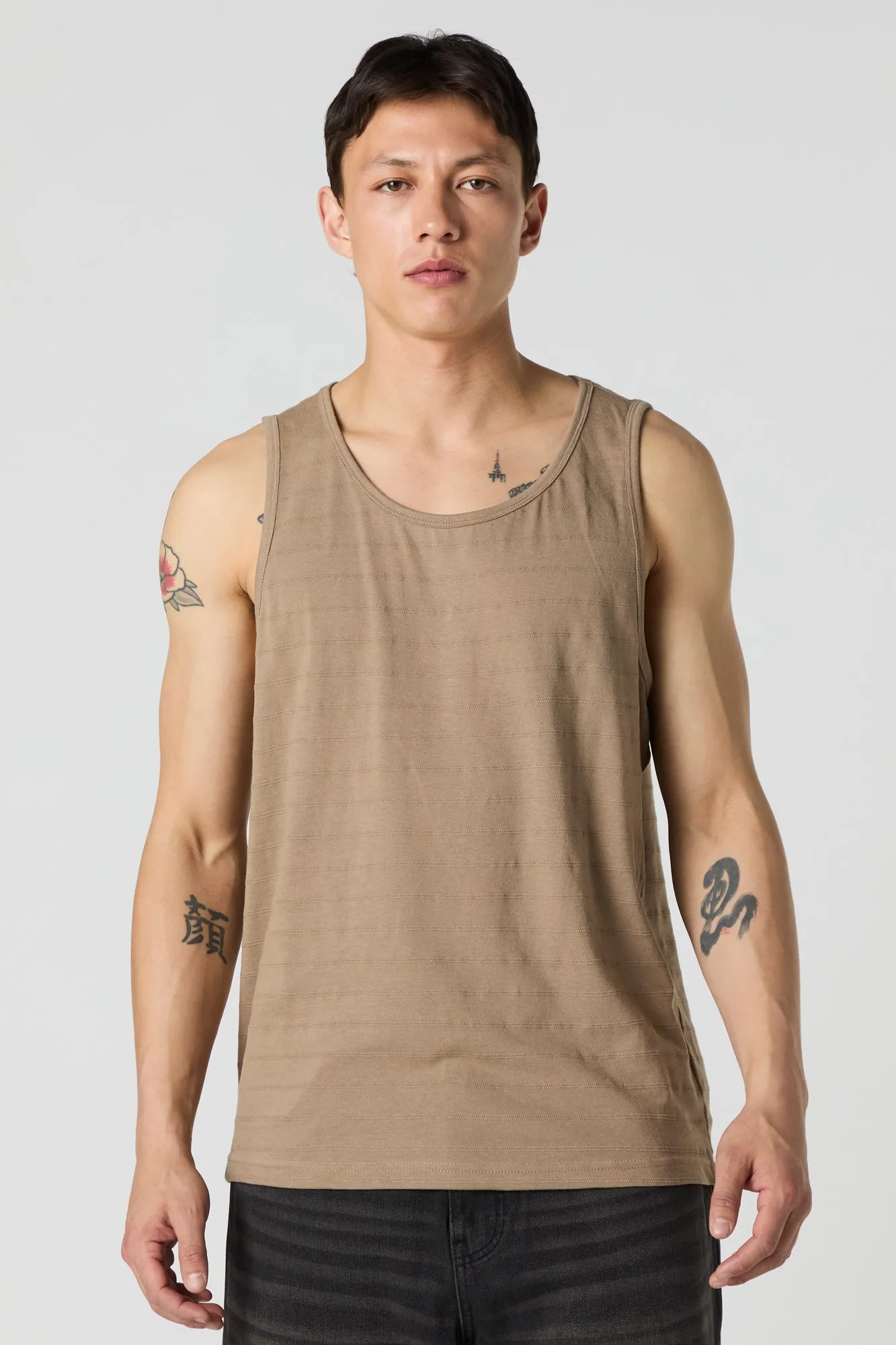 Light Striped Tank sold by Charlotte Russe product image thumbnail 4