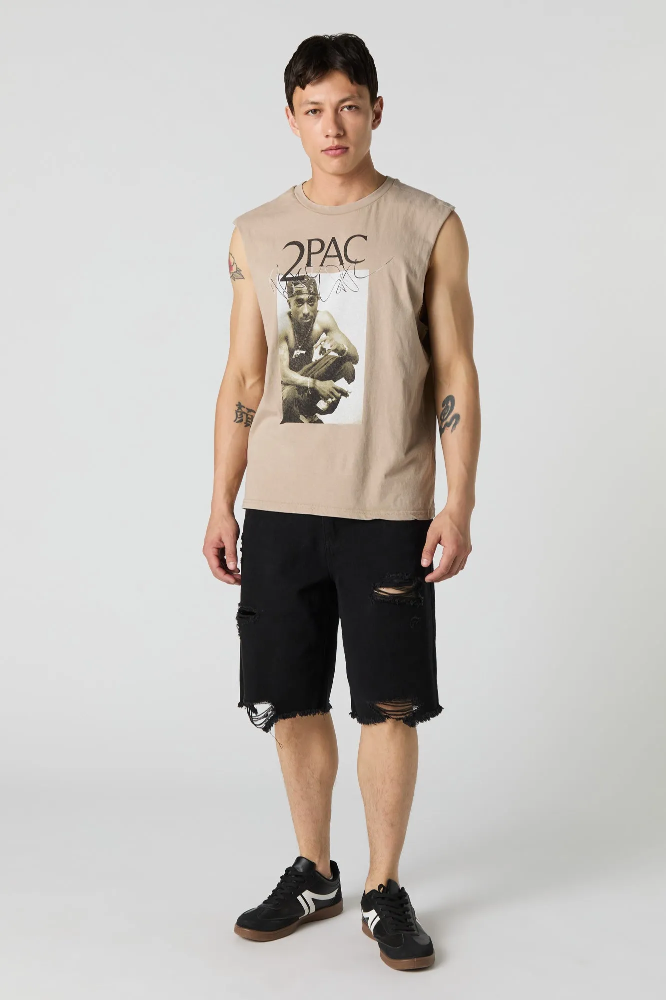 2Pac Graphic Tank sold by Charlotte Russe product image thumbnail 3