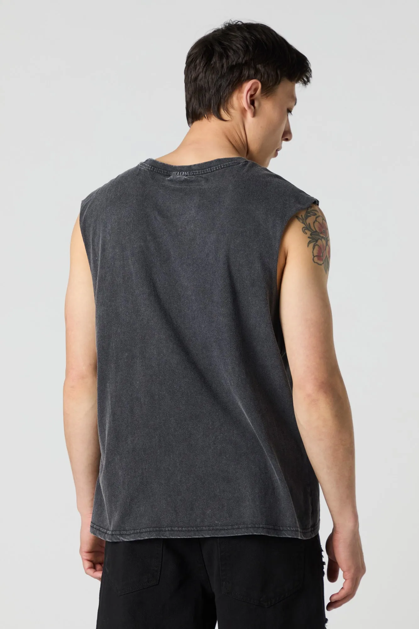 Tupac My Hero Graphic Washed Tank sold by Charlotte Russe product image thumbnail 2