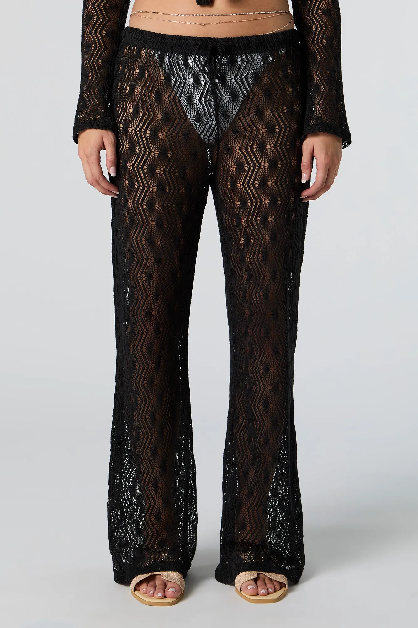 Crochet Pant Cover-Up sold by Charlotte Russe product image thumbnail 5