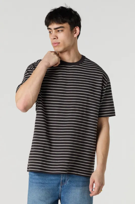 Striped Relaxed T-Shirt sold by Charlotte Russe