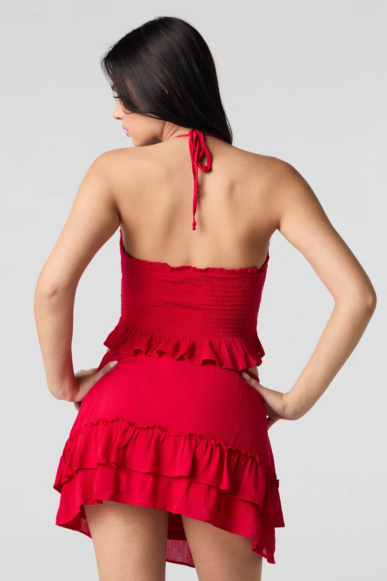 Tiered Mini Skirt sold by Charlotte Russe product image thumbnail 2