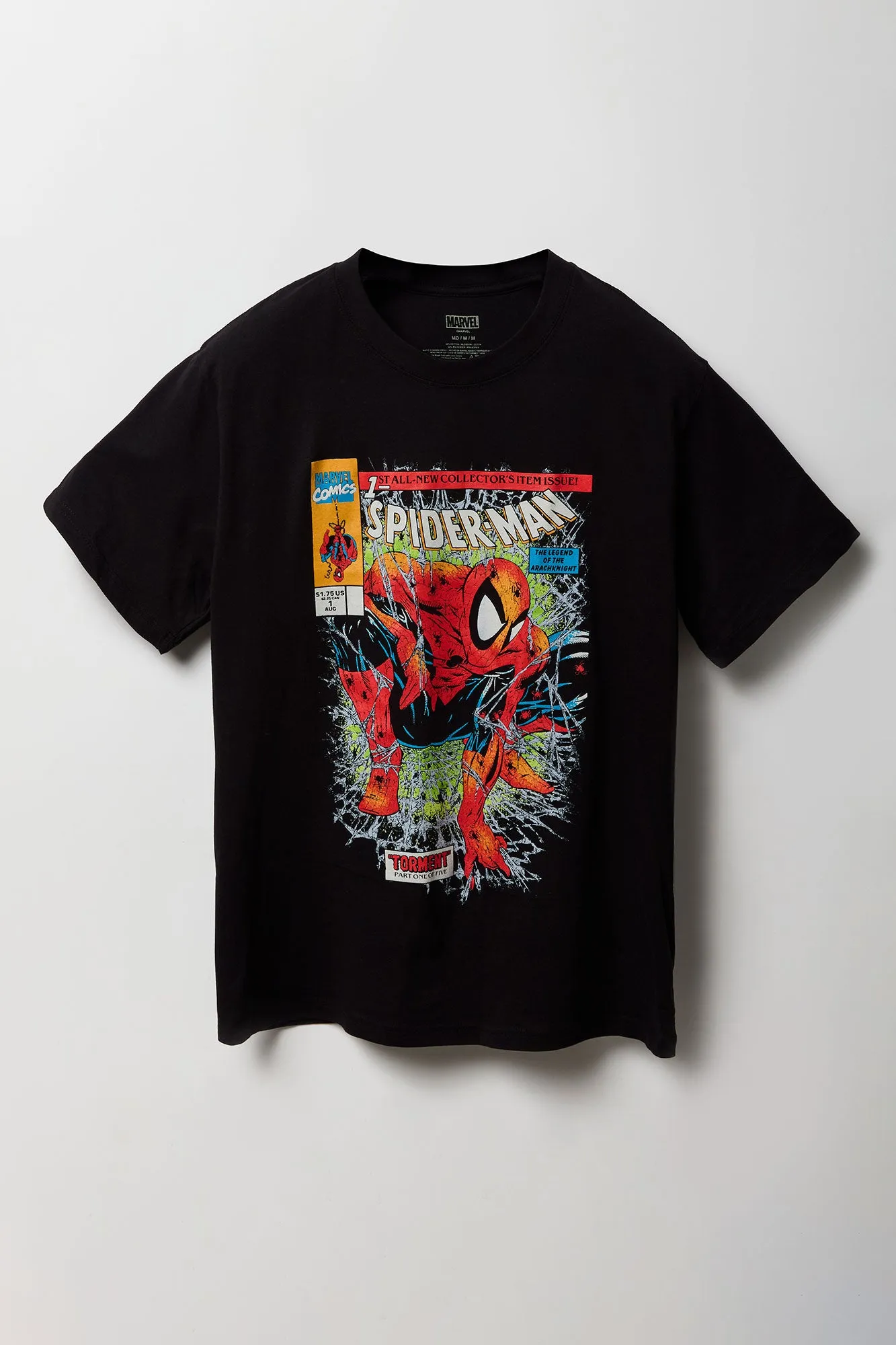 Spiderman Comic Graphic T-Shirt sold by Charlotte Russe