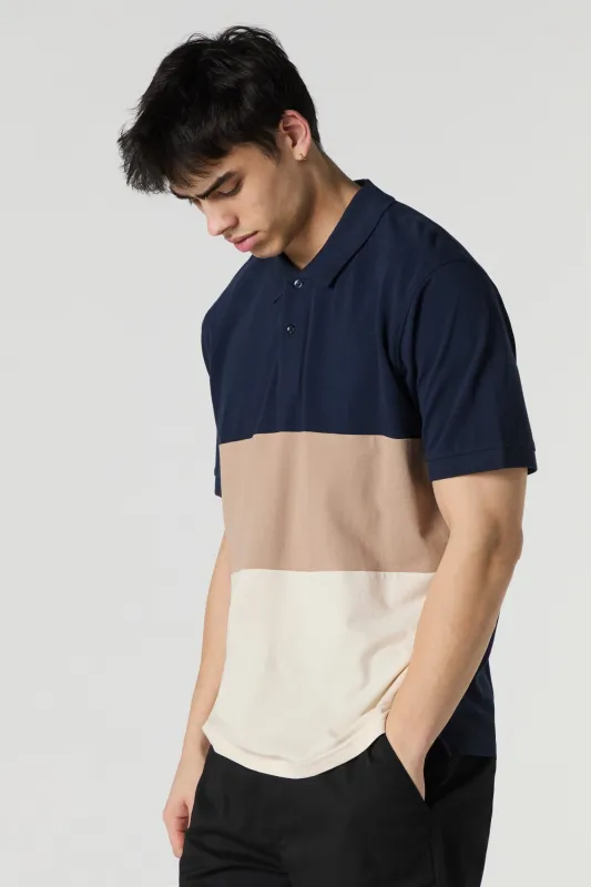 Colourblock Polo T-Shirt sold by Charlotte Russe