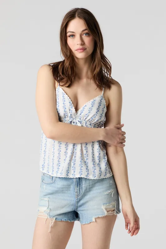 Medium Wash Distressed Vintage Denim Short sold by Charlotte Russe