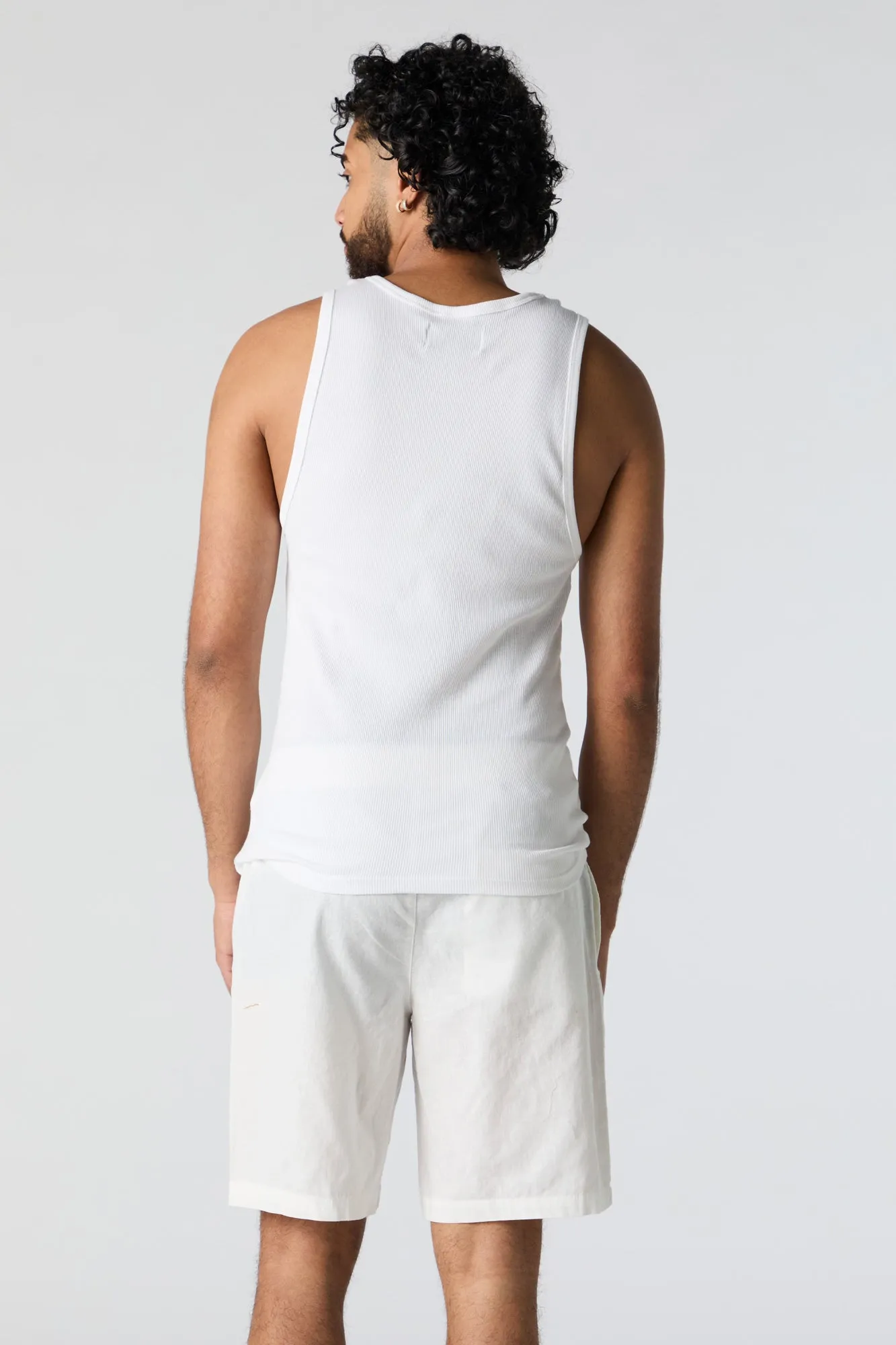 Linen Mid Length Short sold by Charlotte Russe product image thumbnail 5