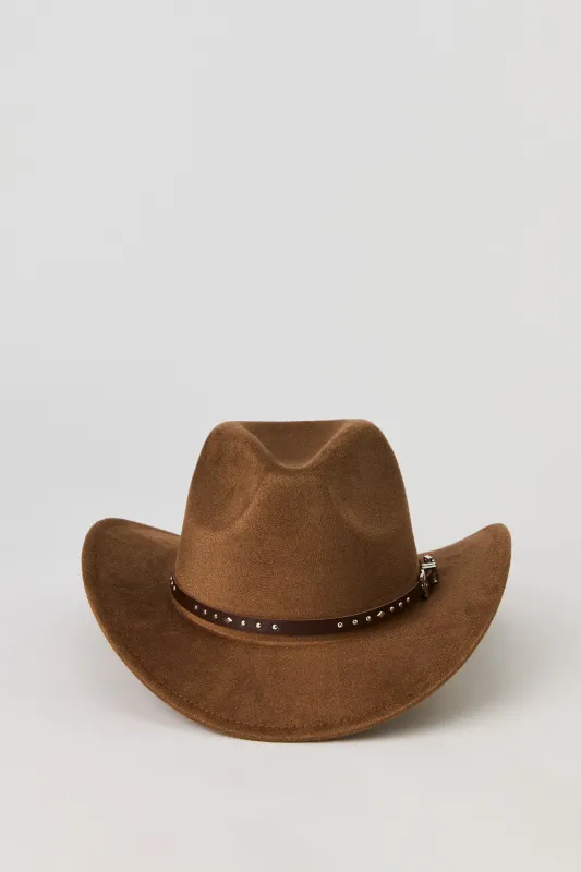 Studded Buckle Cowboy Hat sold by Charlotte Russe