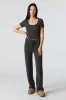 Textured Ribbed Wide Leg Pant sold by Charlotte Russe