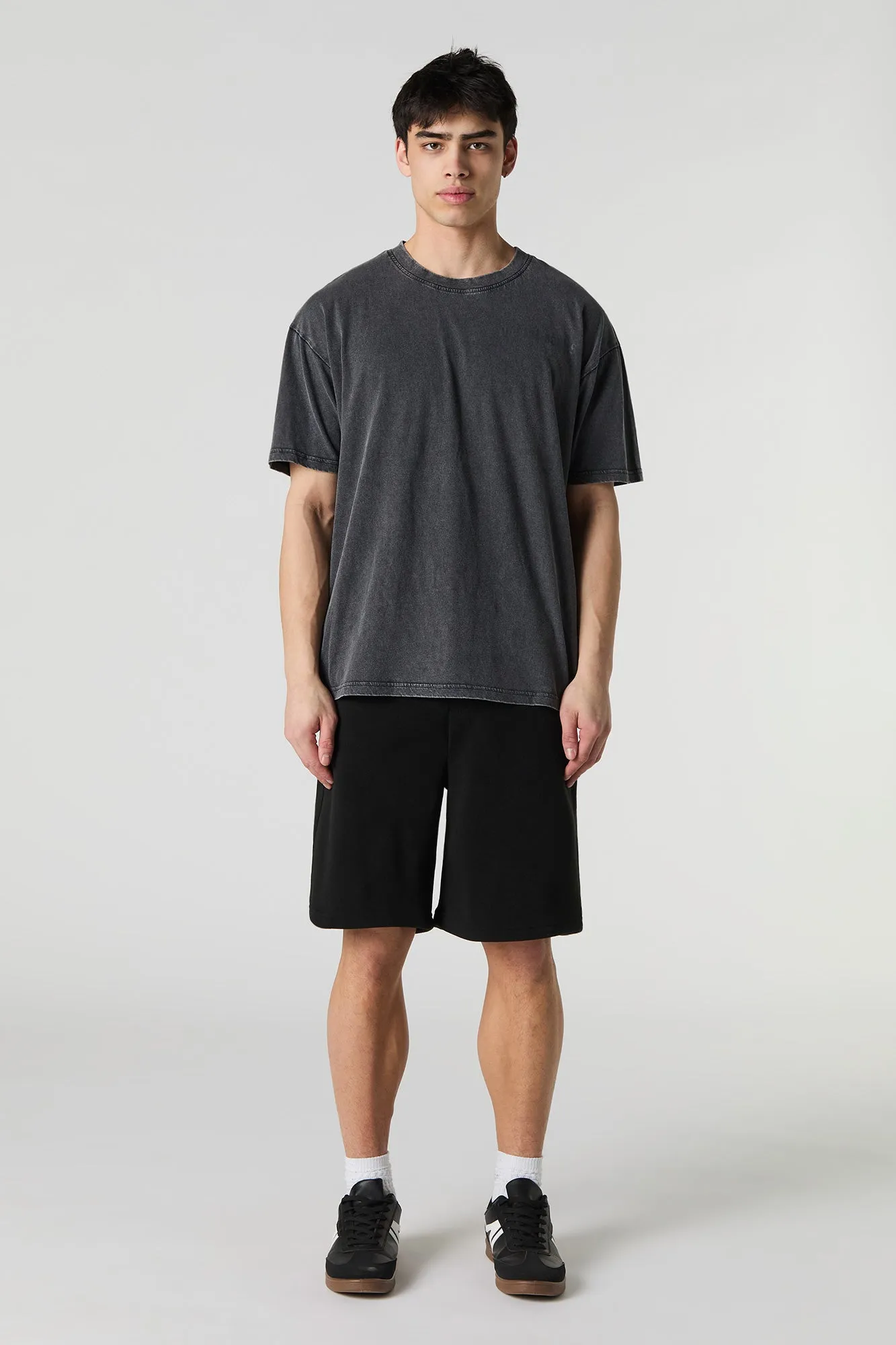 Mortal Saints Graphic Washed Relaxed T-Shirt sold by Charlotte Russe product image thumbnail 3