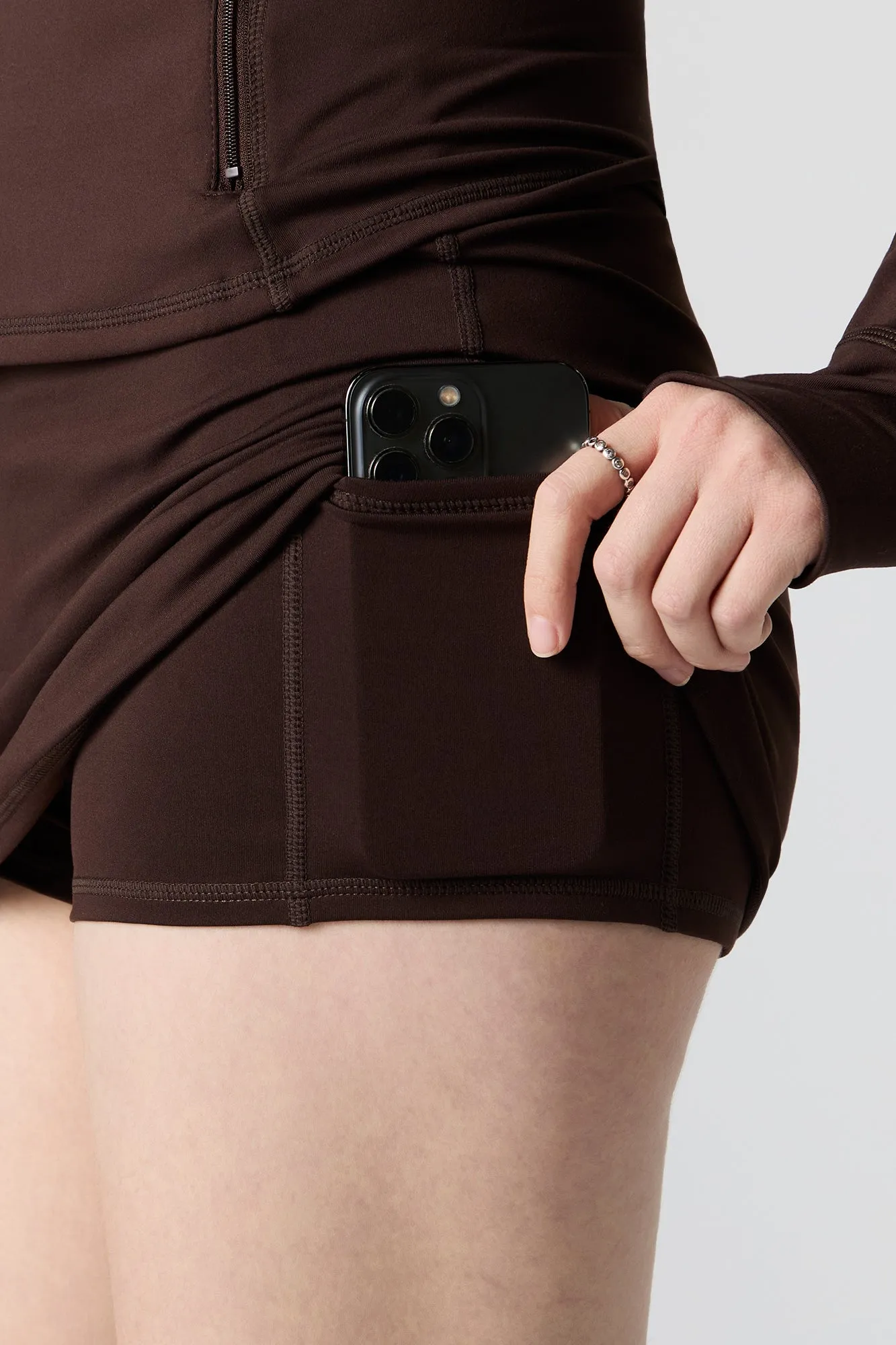 Active Side Pocket Skort sold by Charlotte Russe product image thumbnail 4