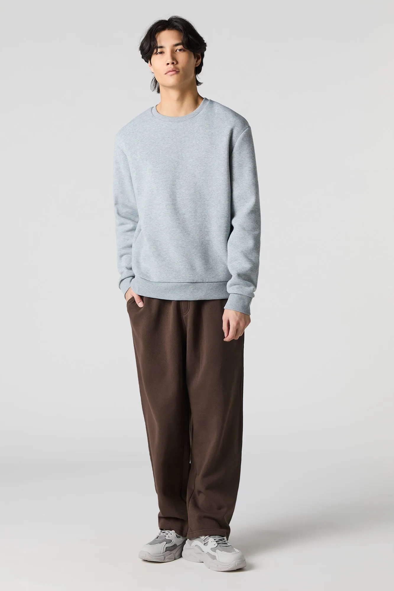 Fleece Skater Fit Sweatpant sold by Charlotte Russe product image thumbnail 2